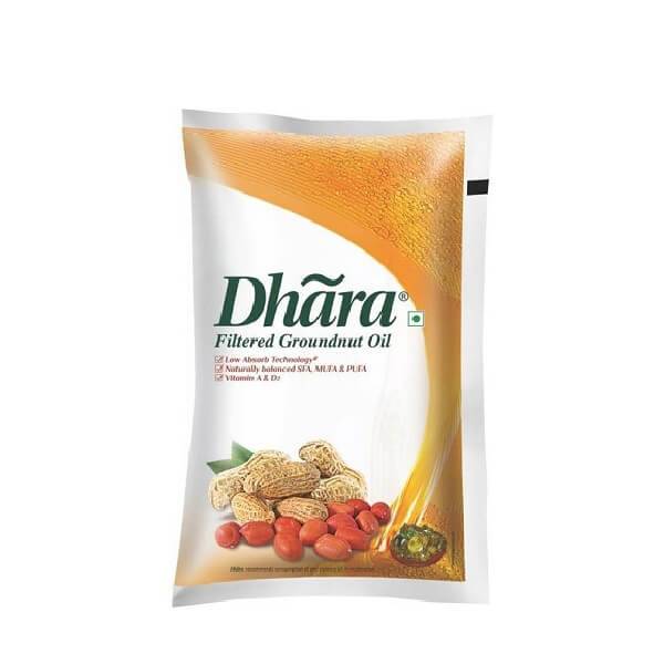 Dhara Filtered Groundnut Oil Pouch